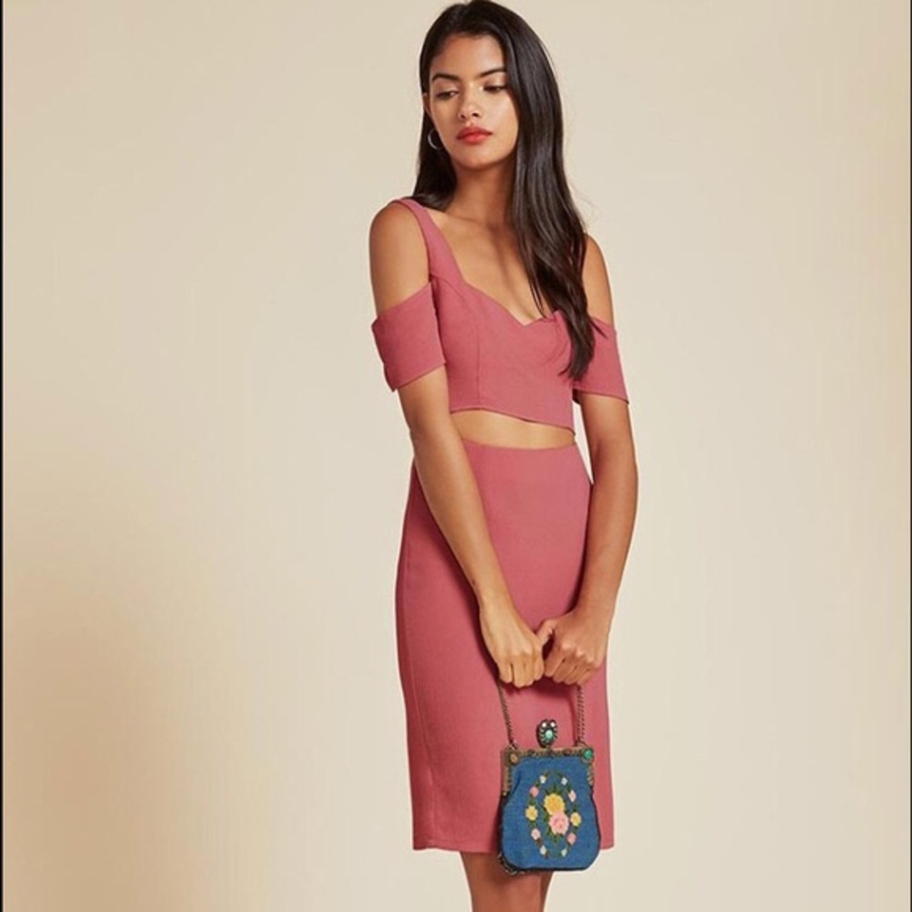 Reformation Pink Skirt